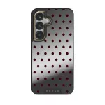 Red Velvet - Samsung Galaxy S25 Case, Elite Mirror Dark (Magnetic) / Gold