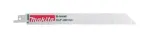 MAKITA BIM RECIPROCATING SAW BLADE 200x0,9mm /5pcs. STEEL, MET. COLOUR. 1.5-3mm