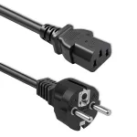 Power cable SCHUKO CEE IEC C13 3x1mm2 3m