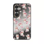Maneki Neko - Samsung Galaxy S25 Plus Case, Elite Mirror Dark (Magnetic) / Gold