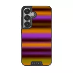Spiced Plum - Samsung Galaxy S25 Plus Case, Elite Dark (Magnetic) / Silver
