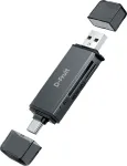 Atminties Kortelių Skaitytuvas - D-Fruit DF188 USB-C/USB-A 5 Gbps