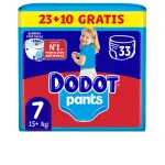 DODOT PANTS diaper-panties size 7 +17 kg 33 u