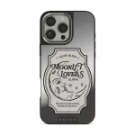 Moonlit Lovers - iPhone 16 Pro Case, Elite Mirror Dark (MagSafe) / Silver