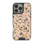 Sunday Brunch - Flowers iPhone 16 Pro Max Case, Elite Dark (MagSafe) / Silver