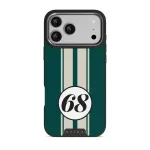 Classic Racing - iPhone 17 Pro Max Case, Elite Dark (MagSafe) / Gunmetal