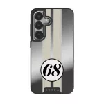 Classic Racing - Samsung Galaxy S25 Plus Case, Elite Mirror Dark (Magnetic) / Silver