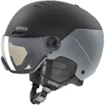 UVEX &bdquo;Wanted Visor pro V&ldquo; juodos matinės spalvos slidinėjimo &scaron;almas