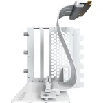 Vertical GPU Mounting Kit PCIe 4.0 Riser Cable White