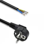 Power cable SCHUKO CEE angled plug Cu stripped