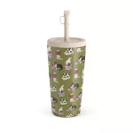 Curious Cat - Travel Mug, 500 ml / Straw