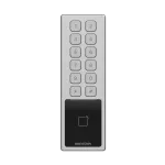 Klaviatūra AX Hybrid Pro DS-PK502MDX, skirta naudoti lauke, 4 gyslų kabelis, pusiau dvipusis RS-485