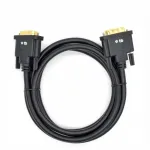 DVI cable M 24 + 1 1.8 m. Black, gold plated