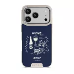 Wine & Dine - iPhone 17 Pro Case, Elite Light (MagSafe) / Silver