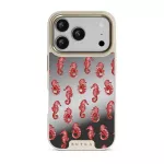 Coral Reef - iPhone 17 Pro Case, Elite Mirror Light (MagSafe) / Gold