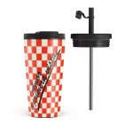 Amor - Travel Mug, 500 ml / Flap & Straw Set