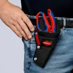 Multi-purpose belt pouch, holster (black/red)