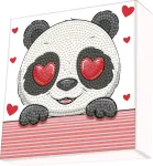 Deimantinė mozaika PANDA LOVE 15X15