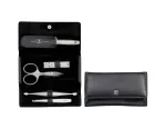 Zwilling Twinox Manicure Set &ndash; 5 pcs Leather Pouch - Black
