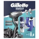 Gillette - Mach3 Charcoal Gift Set