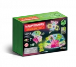 Magformers Glowing Craft magnetinis konstruktorius su &scaron;viečiančiomis detalėmis, 20 dalių
