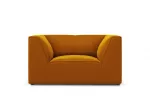Velvet Armchair, "Siena", 1 Seat, 120x92x69 Made in Europe