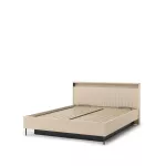 Lova TREND SYPIALNIA TS3140BPC, 140 cm, smėlio spalvos/juoda