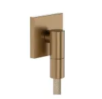 Hansgrohe FixFit Fine E sieninio prijungimo alkūnė, &scaron;lifuoto bronzos spalvos 28883140