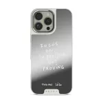 Focus On - iPhone 16 Pro Case, Elite Mirror Light (MagSafe) / Silver