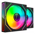 Mars Gaming MF3DPROX2 Kompiuterio au&scaron;inimo sistema Kompiuterio korpusui Ventiliatorius 12 cm Juoda