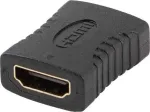 Adapter AV HDMI(F)->HDMI(F) 4K Black
