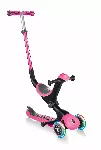 GLOBBER paspirtukas Go Up Deluxe Lights, rožinė, 646-110