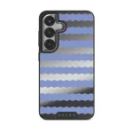 Splash - Samsung Galaxy S25 Case, Elite Mirror Dark (Magnetic) / Silver