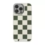 Retro Grid - iPhone 16 Pro Case, Elite Light (MagSafe) / Silver