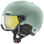 UVEX &bdquo;Wanted Visor&ldquo; slidinėjimo &scaron;almas, 58&ndash;61 cm, L dydis, žalias