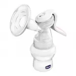 Rankinis pientraukis Chicco NaturalFeeling su krūtų įklotais, 60 vnt.