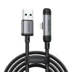Joyroom USB - Lightning EnjoyX Series 90 Degree Cable A56 3A 480mb/s 1.2m / black