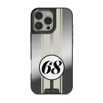 Classic Racing - iPhone 16 Pro Max Case, Elite Mirror Dark (MagSafe) / Gunmetal