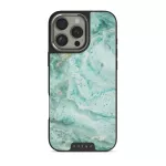 Uluwatu Waves - Teal iPhone 16 Pro Case, Elite Dark (MagSafe) / Silver