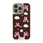 Cloud Hopping - iPhone 16 Pro Case, Elite Light (MagSafe) / Gold