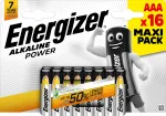 Baterijos &ndash; &bdquo;Energizer Alkaline Power&ldquo; AAA, 16 vnt. CHP16