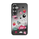 Side Quest - Samsung Galaxy S25 Case, Elite Mirror Dark (Magnetic) / Silver