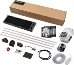 &bdquo;Phanteks Glacier EZ-Fit 360 D30-KIT&ldquo; vandens au&scaron;inimo sistema (PH-GEF_KIT360-D30_DBK)