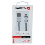 Swissten MFI Textile Fast Charge 3A Lightning Data and Charging Cable 2m