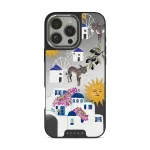Kalimera - iPhone 16 Pro Max Case, Elite Mirror Dark (MagSafe) / Silver
