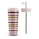 Berry Layers - Travel Mug, 700 ml / Flap & Straw Set