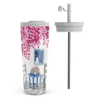 Milos - Travel Mug, 700 ml / Flap & Straw Set