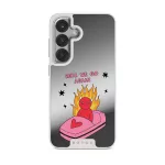 Buckle Up - Samsung Galaxy S25 Case, Elite Mirror Light (Magnetic) / Silver