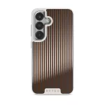 Macchiato - Samsung Galaxy S25 Case, Elite Mirror Light (Magnetic) / Silver
