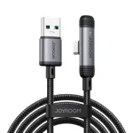 Joyroom USB - Type-C EnjoyX Series 90 Degree Cable A56, 3A, 480mb/s, 1.2m / black